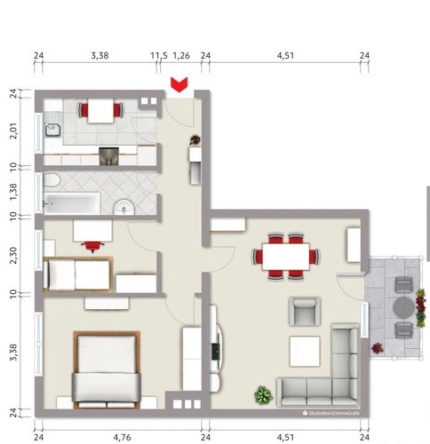 Modern and exclusive apartment in Duisburg Neudorf - Gallery - 8