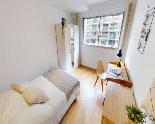 Alluring double bedroom in Ternes