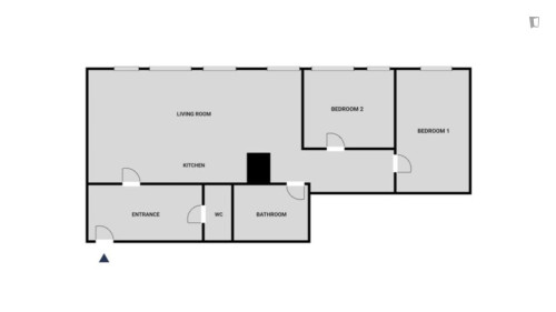 Comfy 2-bedroom flat near the University of Technology