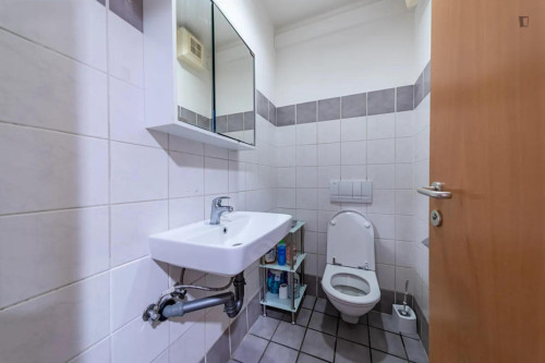 Big twin bedroom in the Vinohrady district - Gallery - 10