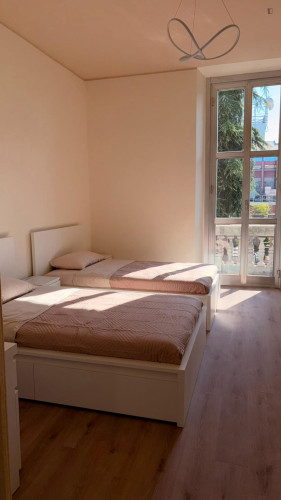 1-bedroom apartment, with outdoor area