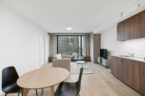 Stylish 1-bedroom flat in the well-connected and urban Brussels North area - Gallery - 13