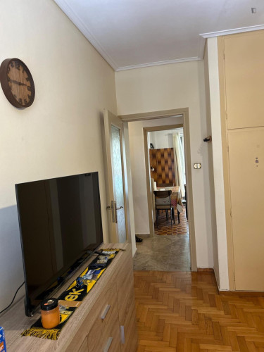 Homely 1-bedroom flat in Kallithea
