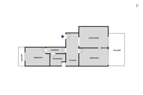 Charming 2-bedroom flat near the University of Economics and Business