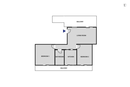 Cozy 2-bedroom flat near the Metropolitan College