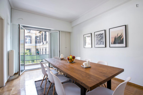 Nice 2-bedroom flat next to the Megaro Moussikis subway station - Gallery - 9