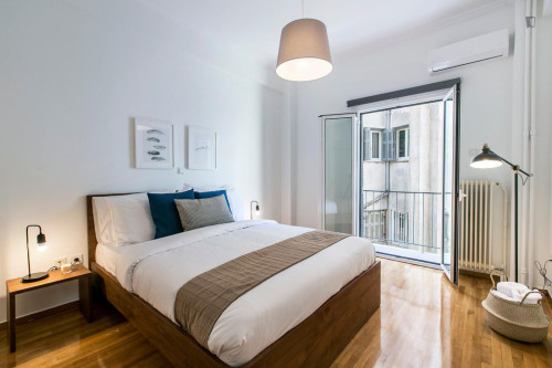 Nice 2-bedroom flat next to the Megaro Moussikis subway station - Gallery - 12