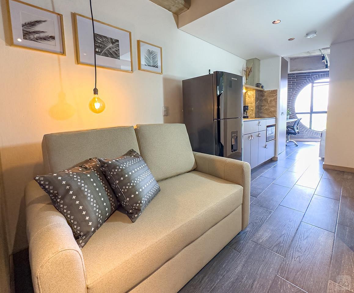 Apartment With Circular Window - 4