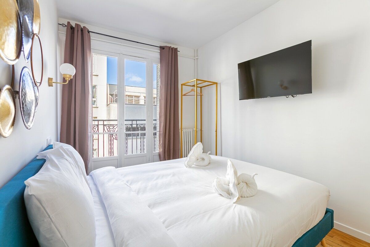 Modern 2BR Apartment With AC Near Place D'Italie - 7
