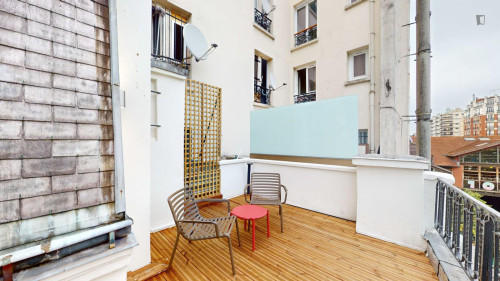 Charming single ensuite bedroom in Porte de Clignancourt - Gallery - 6