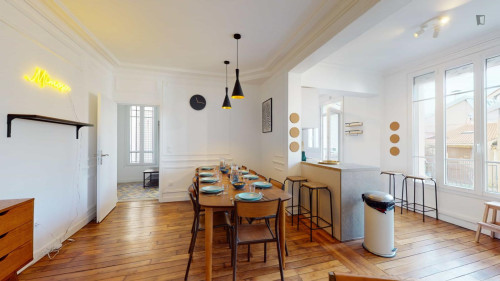 Inviting single bedroom near Square Médéric - Gallery - 11