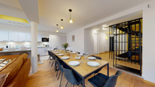 Double ensuite bedroom with a kitchenette, in Villejuif - Gallery - 7