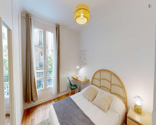 Very neat double bedroom in the Quinze-Vingts district - Gallery - 18