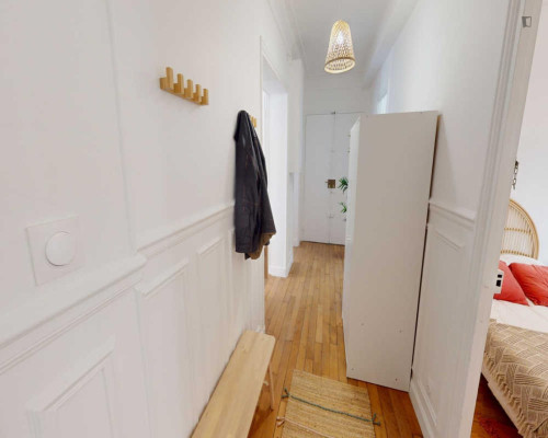 Very neat double bedroom in the Quinze-Vingts district