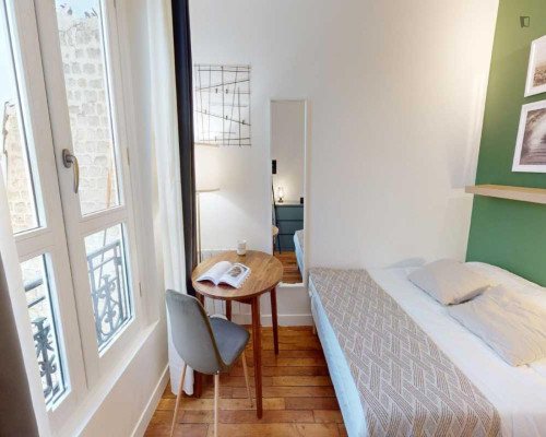 Inviting double bedroom near Gare de Lyon