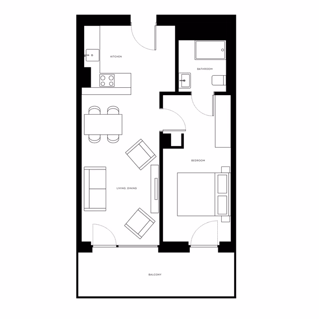 1 Bedroom Large - 5