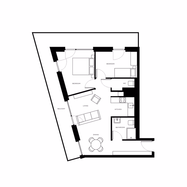 2 Bedroom Large - 4
