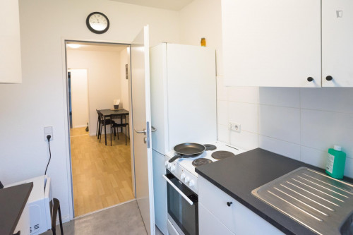 Cozy single bedroom in a 3-bedroom apartment near Elbruchstraße transport station - Gallery - 9