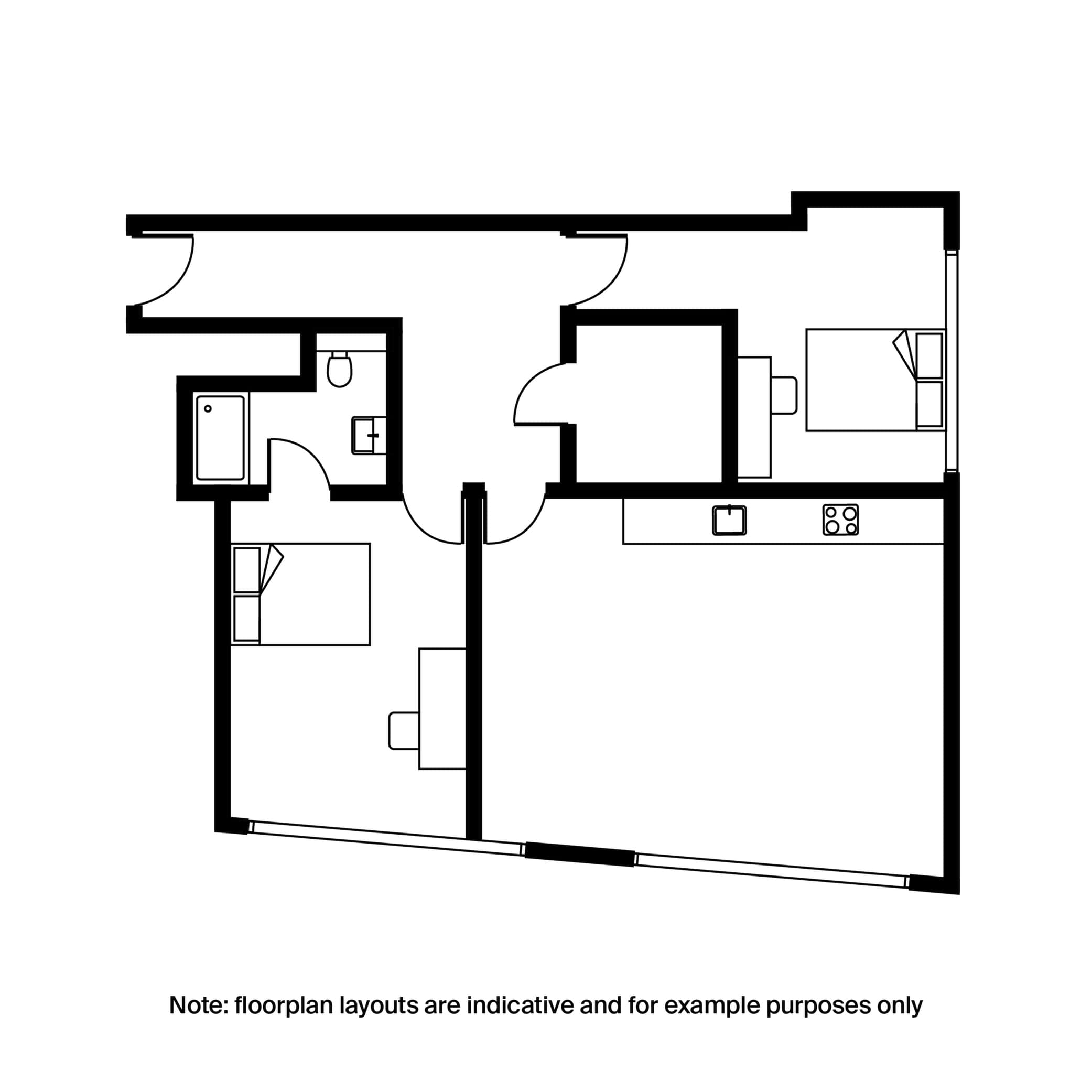 2 Bed Apartment - 4
