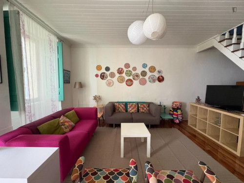 Nice bedroom in a 3-bedroom flat