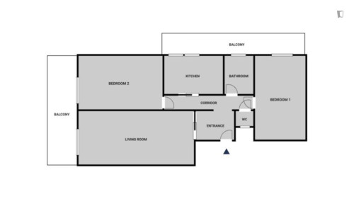 Welcoming 2-bedroom flat in Alimos