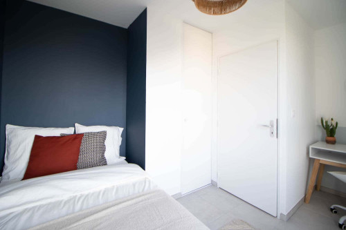 Cosy 10 m² bedroom for rent in Villeurbanne - LYO32