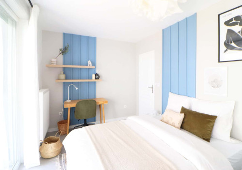 Rent this sophisticated 12 m² bedroom in coliving in Schiltigheim - ST72