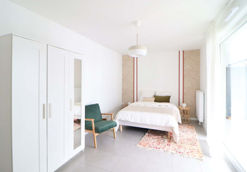 Rent this lovely 16 m² bedroom in an apartment in coliving in Schiltigheim - ST80