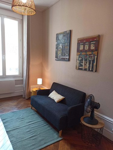 Location appartement meublé de 32m2 - 2 personnes - Quartier Brotteaux/Part Dieu
