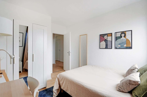 Modern 9 m² room in a co-living near Paris - KRB6