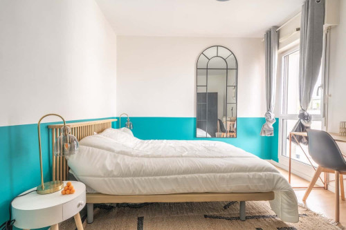 Move into this contemporary 12 m² room in a co-living space for rent on the Île de Nantes - NT13