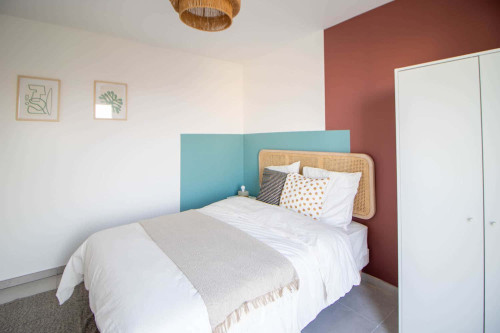 Cute 12 m² bedroom to rent in Villeurbanne