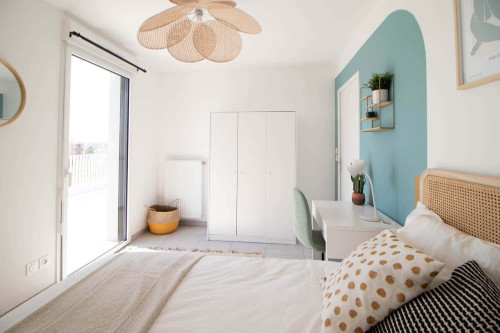 Charming bedroom of 11 m² near Lyon