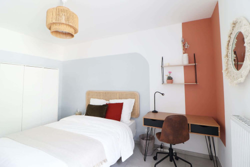 Beautiful 13 m² bedroom to rent fully equipped near Lyon