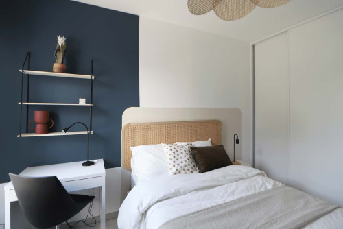 Large 13 m² bedroom for rent near Lyon