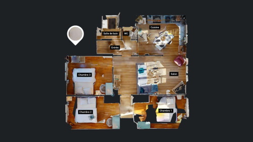 Room in Cours Edouard Vaillant, Bordeaux for 67 m² with 3 bedrooms - Gallery - 9