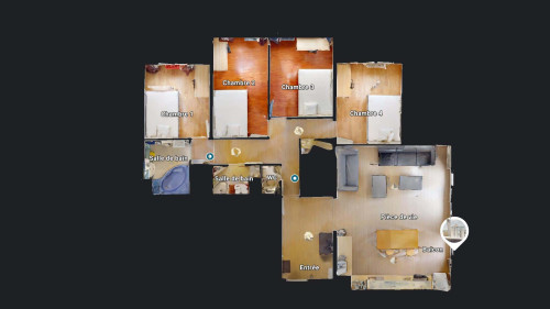 Room in Allée de la Martinique, Nantes for 100 m² with 4 bedrooms