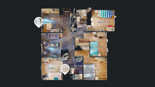 Room in Rue Honoré Daumier, Saint-Martin-d'Hères for 83 m² with 5 bedrooms - Gallery - 10