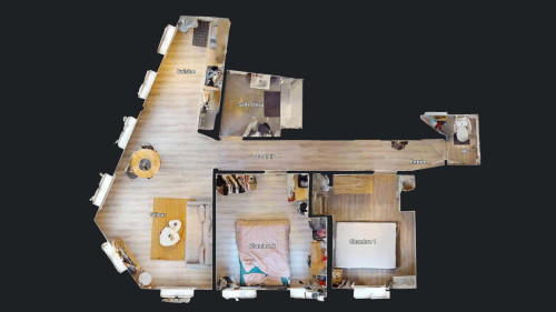 Room in Rue de la Halle, Roubaix for 71 m² with 3 bedrooms