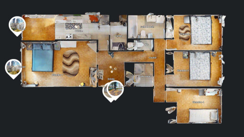 Room in Square Henri Regnault, Courbevoie for 84 m² with 4 bedrooms