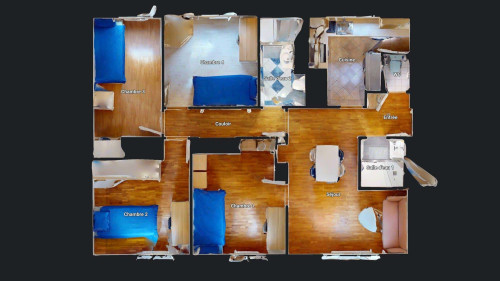 Room in Rue de Picardie, Sartrouville for 77 m² with 4 bedrooms