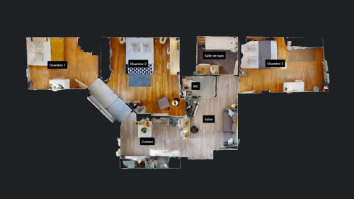 Room in Rue Mallifaud, Grenoble for 66 m² with 3 bedrooms - Gallery - 10