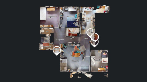 Room in Rue de l'Hippodrome, Nantes for 90 m² with 5 bedrooms