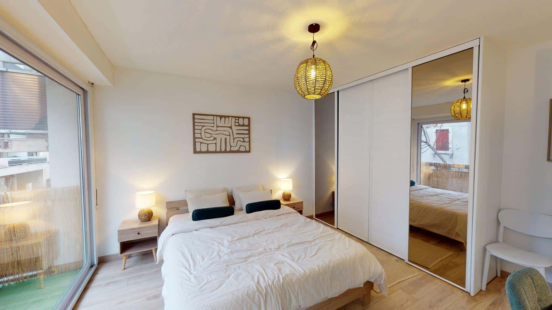 Chambre Aménagée Avec Un Lit Double - Annemasse - 1