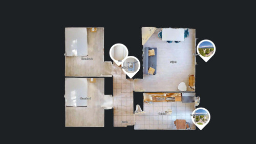Apartment in Avenue Teisseire, Grenoble for 55 m² with 2 bedrooms