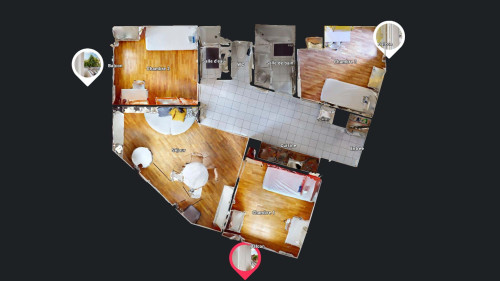 Room in Chemin de la Blanchisserie, Grenoble for 70 m² with 4 bedrooms - Gallery - 10
