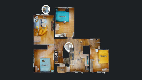 Room in Rue Dupleix, Grenoble for 68 m² with 3 bedrooms