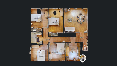 Room in Rue Frédéric Mistral, Rennes for 92 m² with 5 bedrooms - Gallery - 2