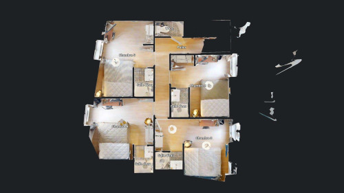 Room in Rue Manescau, Pau for 96 m² with 5 bedrooms