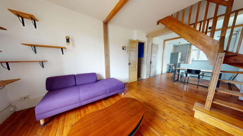 Apartment in Rue Jean Baptiste David, Saint-Étienne for 58 m² with 2 bedrooms